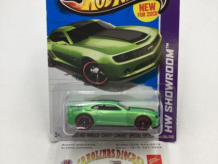 2013 Hot wheels #194 Green 2013 Hot Wheels Chevy Camaro Special Edition 7G Online Hot Sale