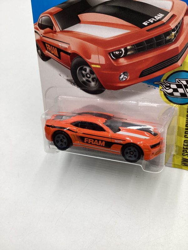 2016 Hot Wheels #179 Orange 13 Chevrolet Copo Camaro 7i Supply