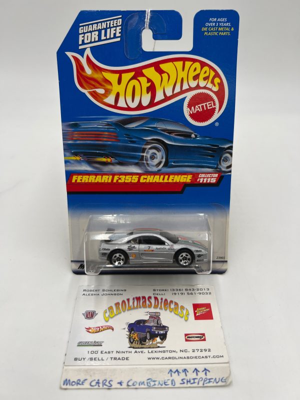 1999 Hot Wheels First Editions #1115 Ferrari F355 Challenge Silver For Cheap