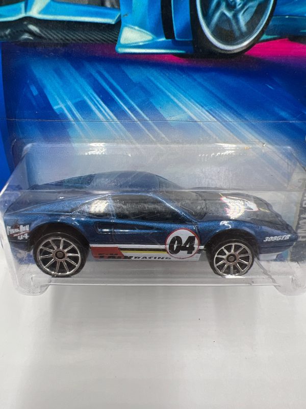 2004 Hot Wheels Final Run #134 Ferrari 308 Blue on Sale