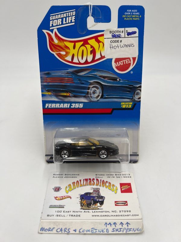 1998 Hot Wheels First Editions #813 Ferrari 355 Black Online Sale