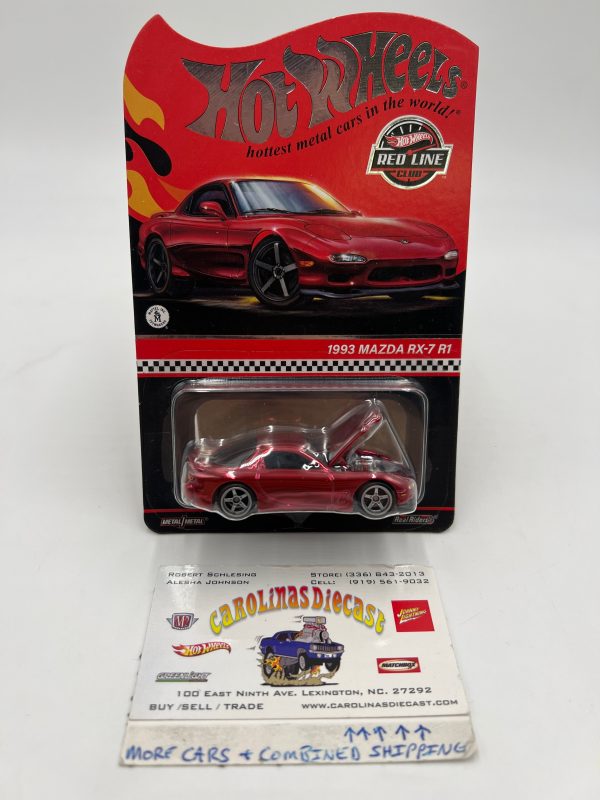 2024 Hot Wheels RLC 1993 Mazda RX-7 R1 Red W Protector For Discount