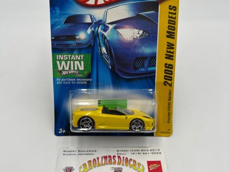 2006 Hot Wheels New Models #033 Ferrari F430 Spider Yellow Supply