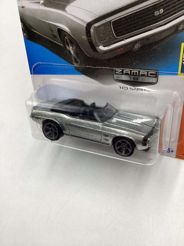 2022 Hot Wheels Zamac #222 69 Camaro Convertible  147C Hot on Sale