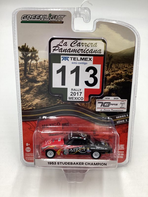 Greenlight La Carrera Panamericana #113 Black Studebaker Champion 178B Supply