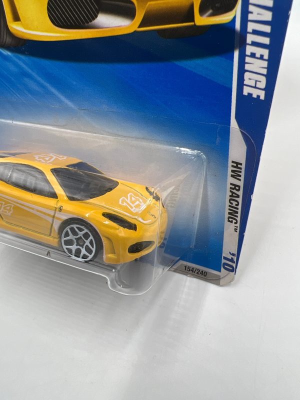 2010 Hot Wheels #154 Ferrari F430 Challenge Yellow Sale