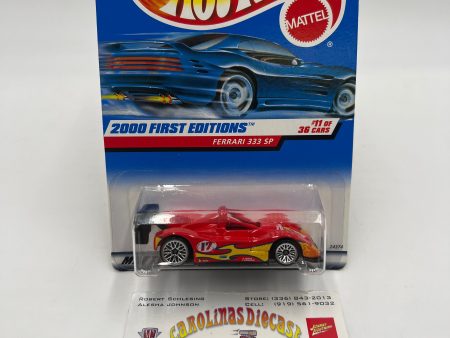 2000 Hot Wheels First Editions #071 Ferrari 333 SP Red Cheap