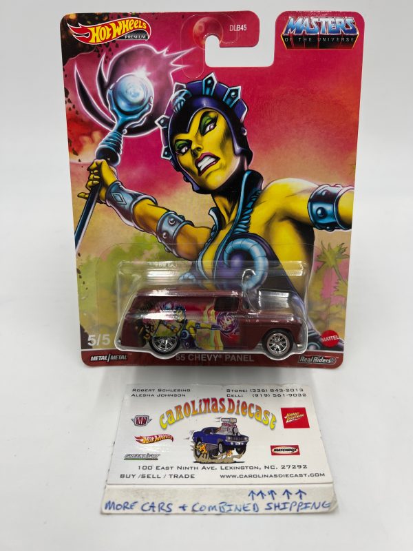 Hot wheels pop culture Masters of the universe 55 Chevy Panel Evil Lyn 267C Supply