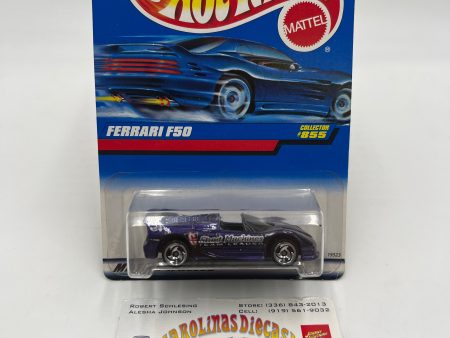 1998 Hot Wheels #855 Ferrari F50 Purple SB Wheels For Cheap