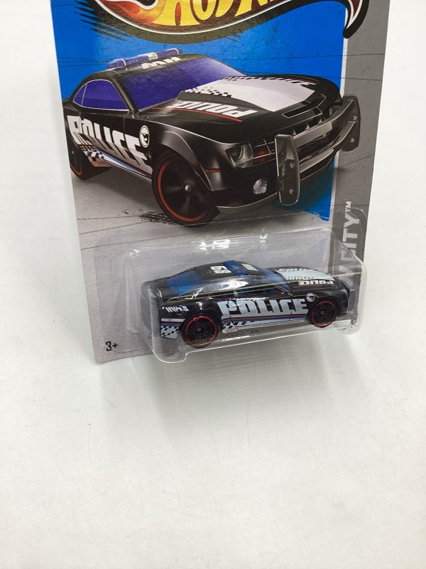 2013 Hot Wheels #17 Treasure Hunt 10 Camaro SS Police Black 275H Sale