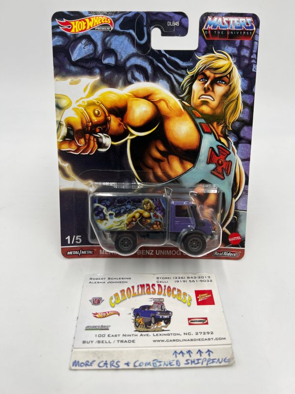 Hot wheels pop culture Masters of the universe Mercedes Benz Unimog U 1300L heman 270C Fashion