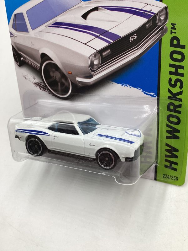 2014 Hot Wheels #224 68 Copo Camaro White 14B on Sale