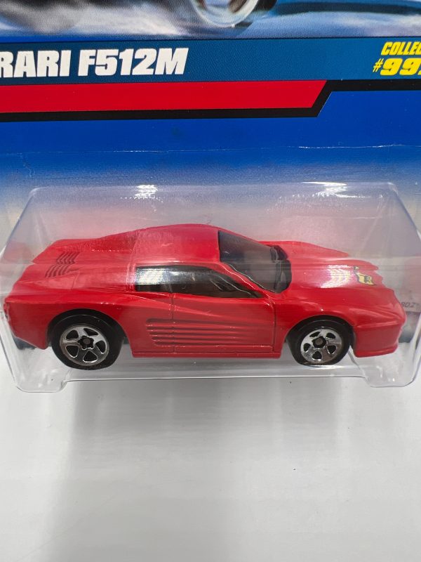 1998 Hot Wheels #992 Ferrari F512M Red 5SP Wheels Online