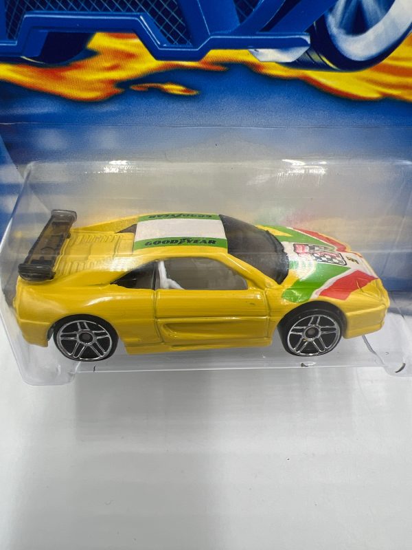 2001 Hot Wheels #191 Ferrari F355 Yellow PR5 Wheels Online