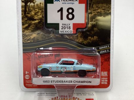 Greenlight La Carrera Panamericana #18 Gulf Studebaker Champion Fashion