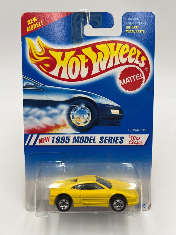 1995 Hot Wheels Model Series #350 Ferrari 355 Yellow 5 SP Wheels Online