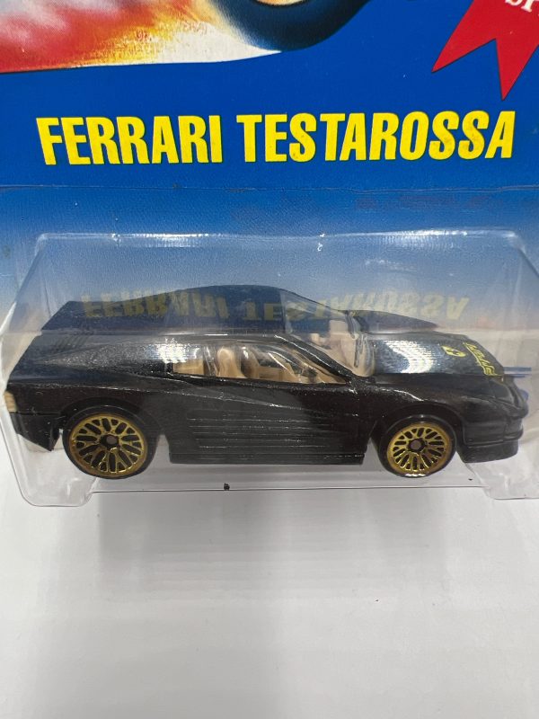 Hot Wheels 1992 Gold Metal Speed #35 Ferrari Testarossa Mesh Wheels Discount