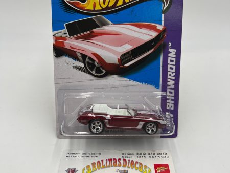 2013 Hot Wheels Super Treasure Hunt #197 69 Camaro Red W  Protector Supply