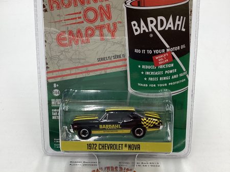 Greenlight Running on Empty Bardahl 1972 Chevrolet Nova Hot on Sale