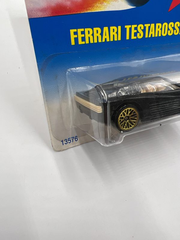 Hot Wheels 1992 Gold Metal Speed #35 Ferrari Testarossa Mesh Wheels Discount