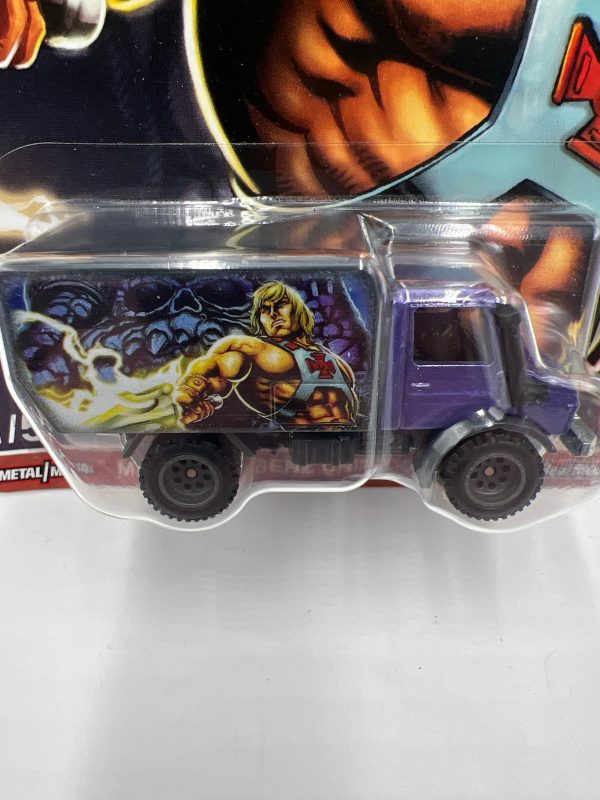 Hot wheels pop culture Masters of the universe Mercedes Benz Unimog U 1300L heman 270C Fashion