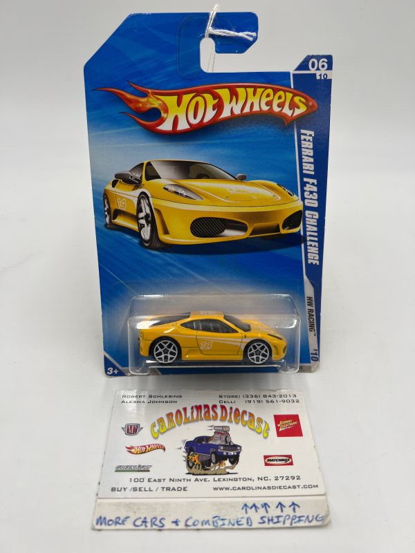 2010 Hot Wheels #154 Ferrari F430 Challenge Yellow Sale