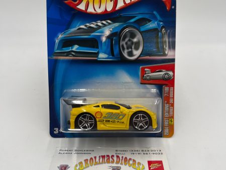 2004 Hot Wheels First Editions #007 Tooned Ferrari 360 Modena Yellow Online now