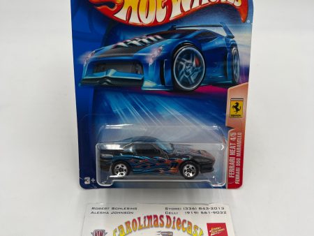 2004 Hot Wheels Ferrari Heat #131 Ferrari 550 Maranello Black Supply