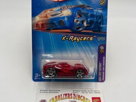 2005 Hot Wheels First Editions X-Raycers #051 Ferrari 360 Modena Red Discount