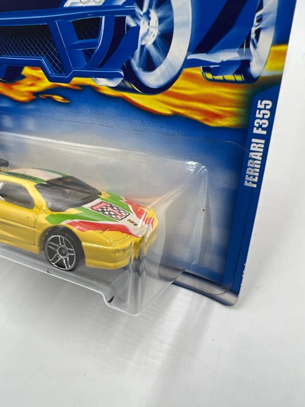 2001 Hot Wheels #191 Ferrari F355 Yellow PR5 Wheels Online