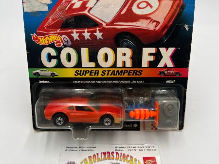 1994 Hot Wheels Color FX 12028 Ferrari 308 Red *Bad Card* Discount