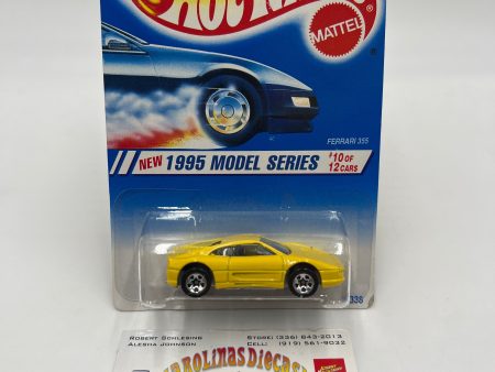 1995 Hot Wheels Model Series #350 Ferrari 355 Yellow 5 SP Wheels Online