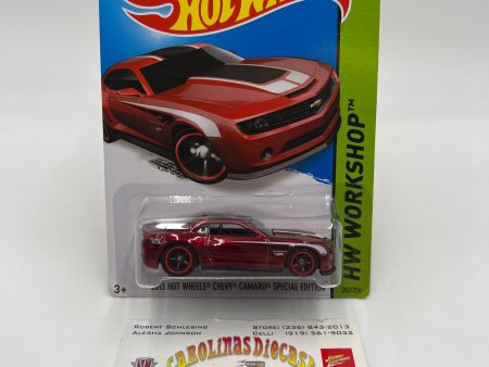 2014 Hot Wheels Super Treasure Hunt #202 2013 Hot Wheels Chevy Camaro Special Edition Red W  Protector Online now