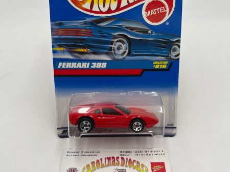 2006 Hot Wheels #816 Faster Ferrari 308 Red Online now