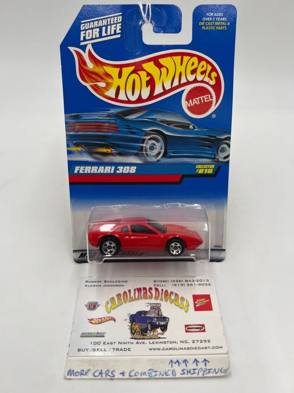 2006 Hot Wheels #816 Faster Ferrari 308 Red Online now