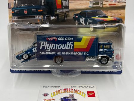 2024 Hot Wheels Team Transport #63 70 Plymouth AAR Cuda   Sakura Sprinter 281E Supply