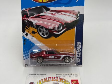 2012 Hot Wheels Super Treasure Hunt #144 70 Camaro Red W  Protector Online now