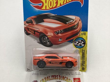 2016 Hot Wheels #179 Orange 13 Chevrolet Copo Camaro 7i Supply