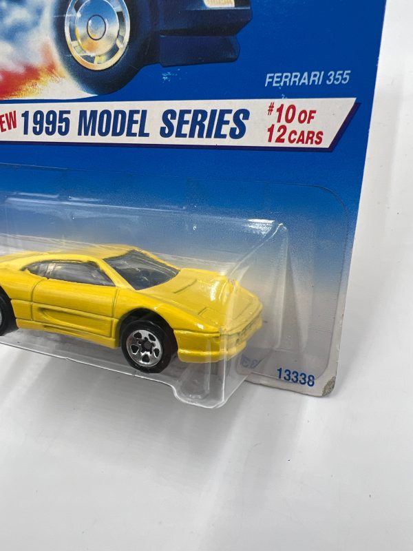 1995 Hot Wheels Model Series #350 Ferrari 355 Yellow 5 SP Wheels Online