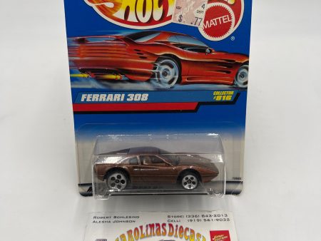 1998 Hot Wheels #816 Ferrari 308 Brown Discount