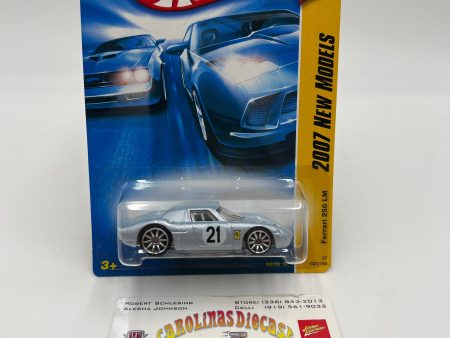 2007 Hot Wheels New Models #023 Ferrari 250 LM Blue Silver For Sale