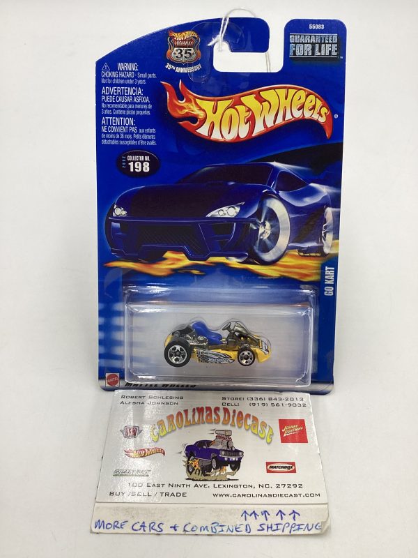 Hot Wheels #198 Go Kart Yellow Online Hot Sale