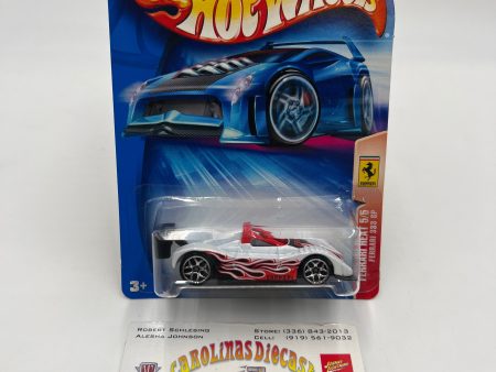 2004 Hot Wheels Ferrari Heat #132 Ferrari 333 SP White Cheap