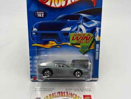 2002 Hot Wheels #162 Ferrari F512M Gray Online Hot Sale