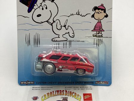 Hot Wheels Pop Culture Peanuts Custom Chevy Greenbrier Sport Wagon For Sale