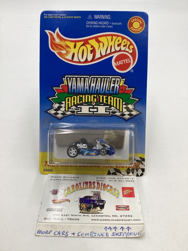 Hot Wheels Yama Hauler Go Kart Blue Silver Rims with protector Cheap