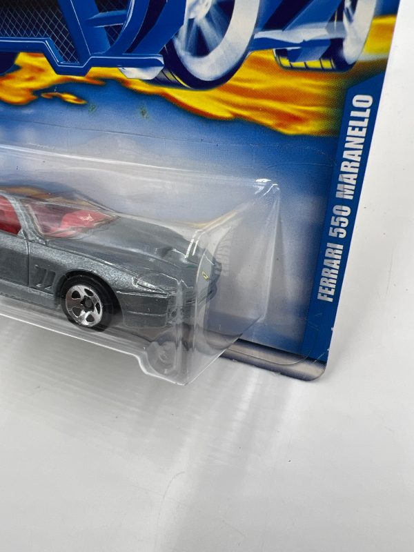 2000 Hot Wheels #235 Ferrari 550 Marlanello Silver on Sale