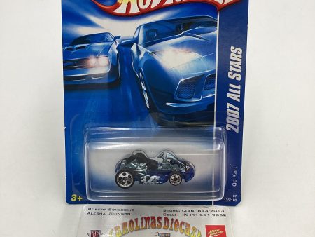 2007 Hot Wheels #135 Go Kart Blue For Cheap