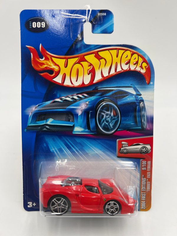 2004 Hot Wheels First Editions #009 Tooned Enzo Ferrari Red For Discount