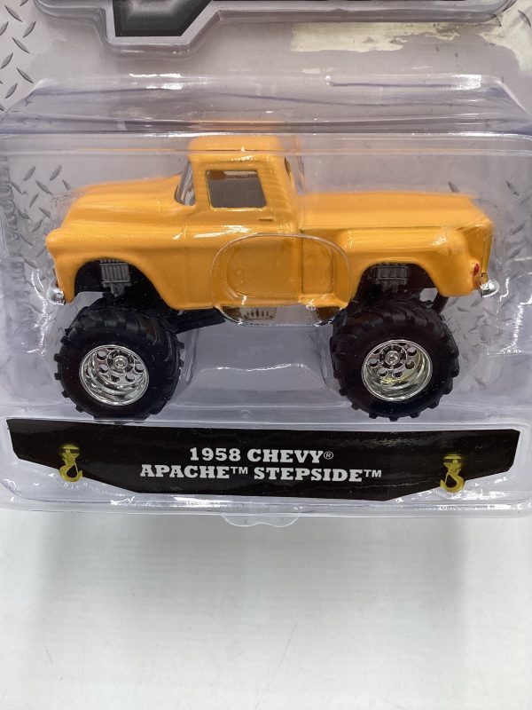 Jada Just Trucks Orange 1958 Chevy Apache Stepside 213B Sale